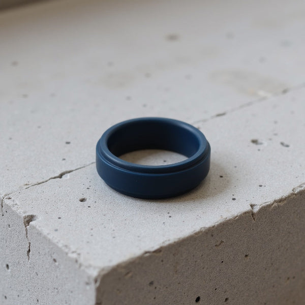Classic Tough Silicone Ring - Blue