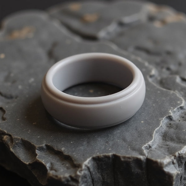 Classic Tough Silicone Ring - Grey