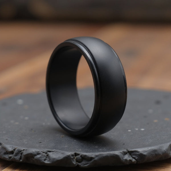 Classic Tough Silicone Ring - Black