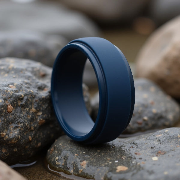 Classic Tough Silicone Ring - Blue