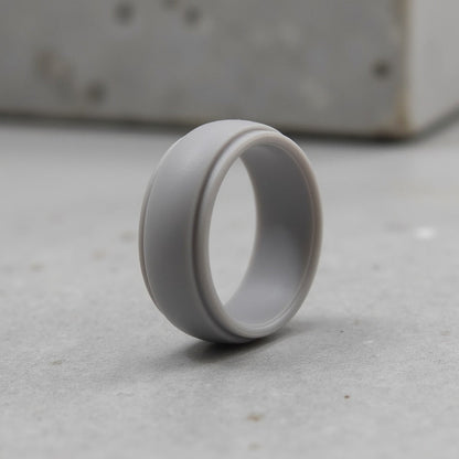 Classic Tough Silicone Ring - Grey